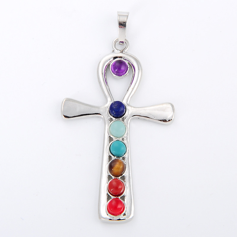 Yoga Health & Fitness Centre - 7 Chakra Stone Necklace Pendant Yoga