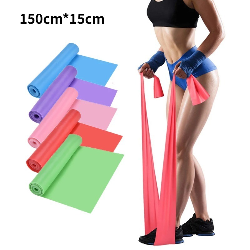 Yoga Fitness Resistance Band - Natural Latex Resistance Bands, Elastic Workout
