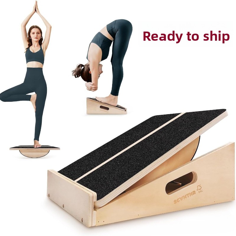 Balance Board Fitness - 2-in-1 Wooden Tilt Balance Board,Portable Fitness