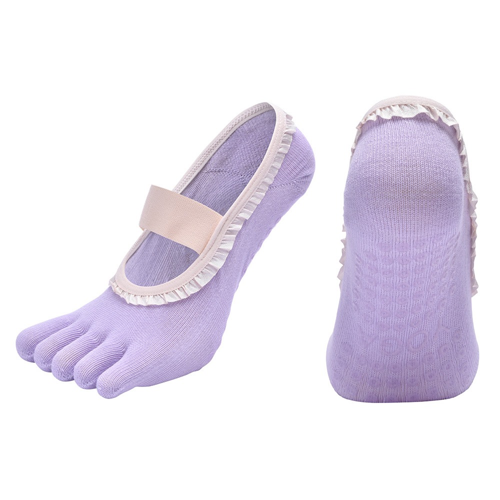 Yoga Fitness Class - Creative Non-Slip Yoga Socks Breathable Cotton
