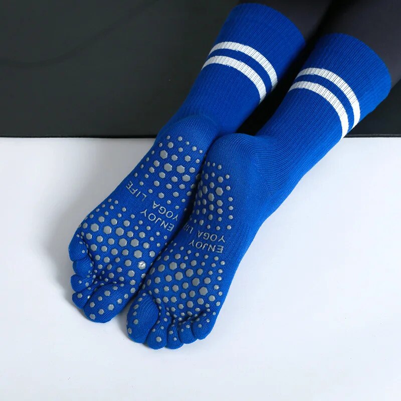 Yoga Fitness Dance - Women Breathable Yoga Socks Mid-tube Non-slip