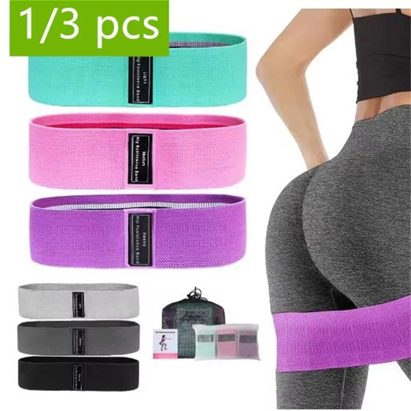 Yoga Fitness Resistance Band - Fabric Resistance Hip Booty Bands Glute