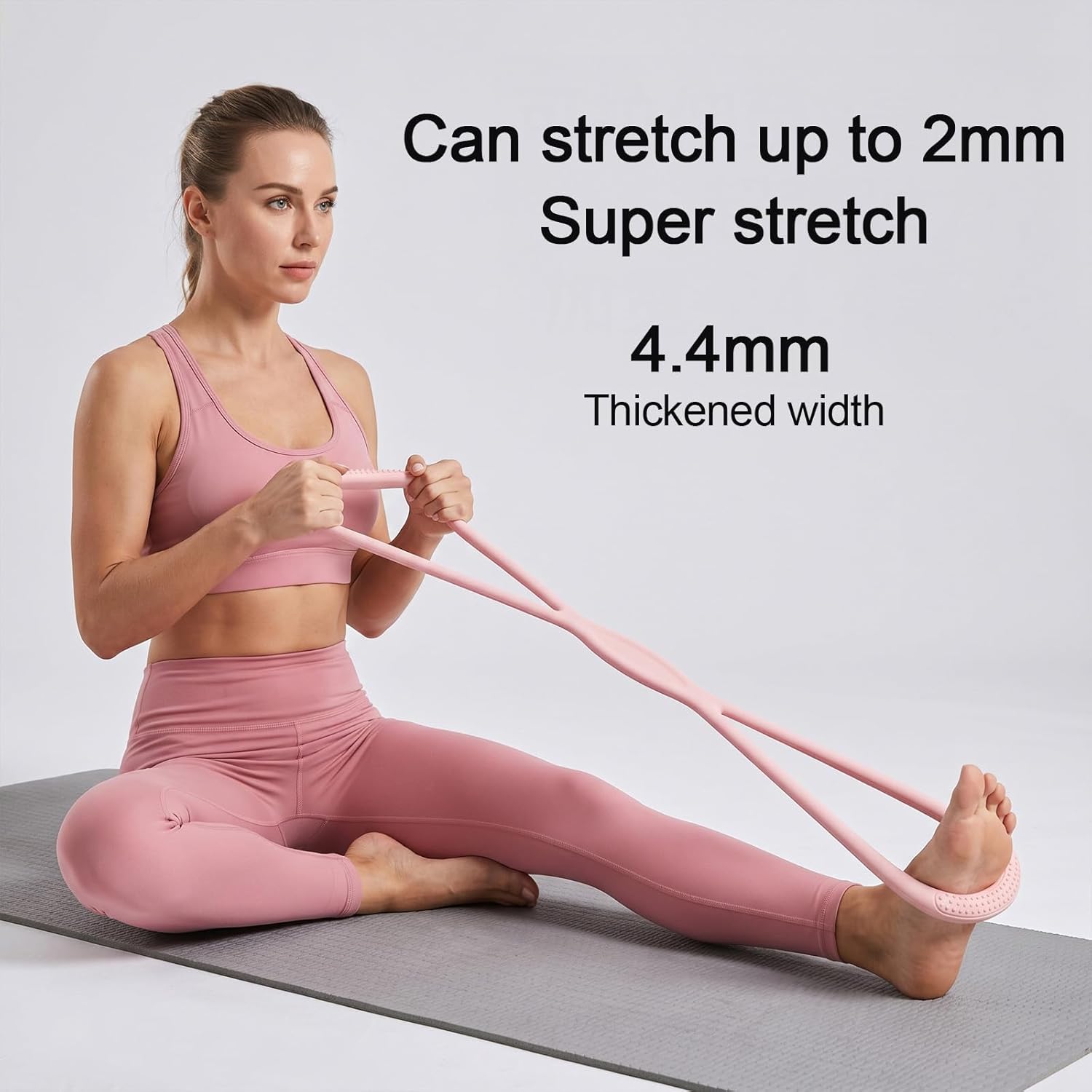 Yoga Fitness Resistance Band - 1pcs Handled Resistance Bands Yoga Stretch
