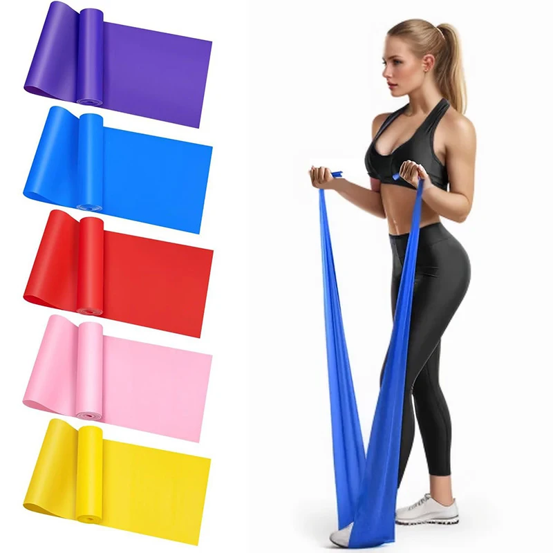 Yoga Fitness Resistance Band - Elastic Yoga Fitness Bands Yoga Pilates