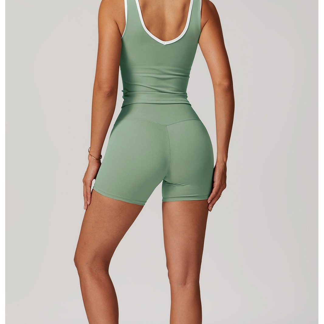 Cross Back High Waist Yoga Set - Yoga Health & Fitness Centre review and price