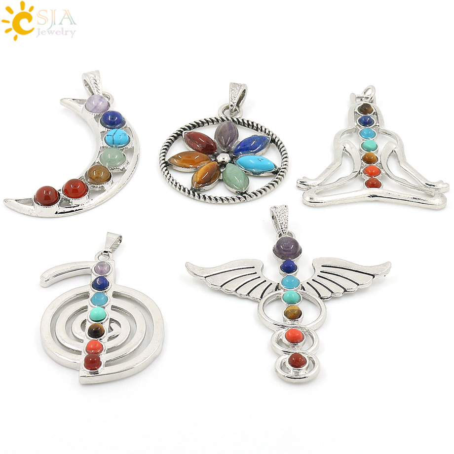 CSJA Chakras Natural Stone Cry - Yoga Health & Fitness Centre review and price