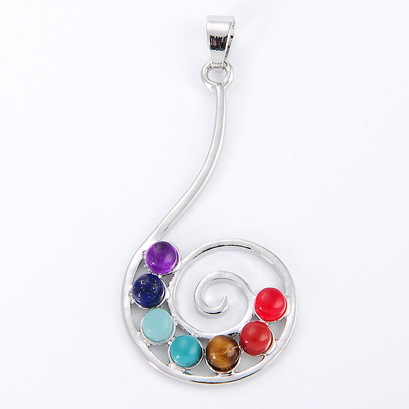 7 Chakra Stone Necklace Pendan - Yoga Health & Fitness Centre review and price