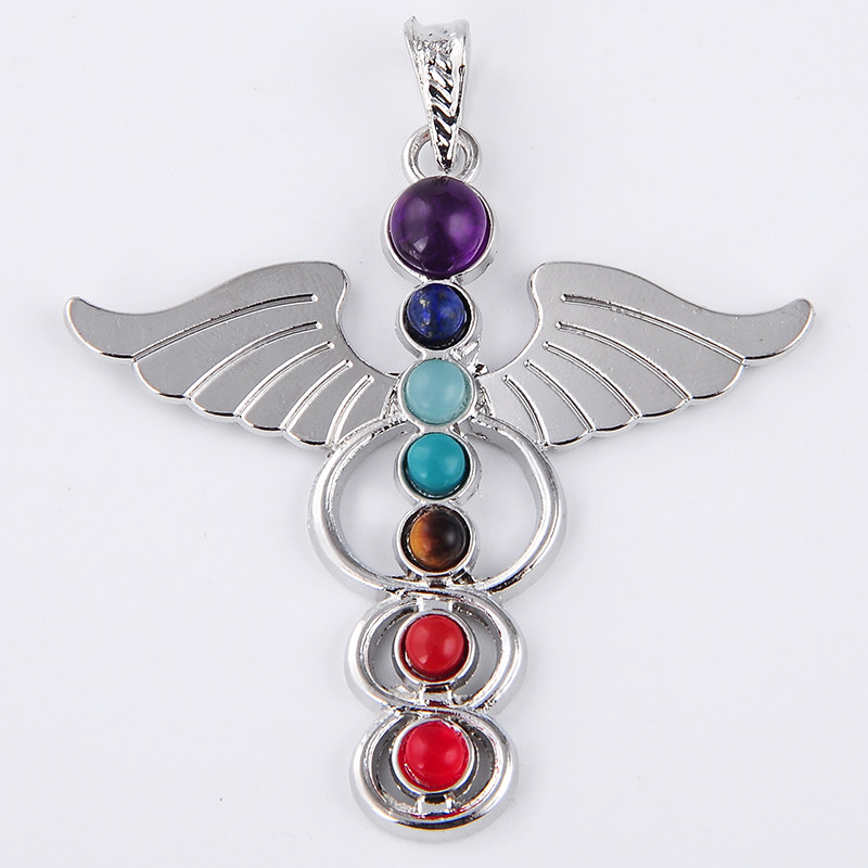 7 Chakra Stone Necklace Pendan - Yoga Health & Fitness Centre review and price