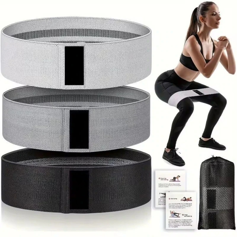 3PCS Fabric Resistance Bands f - Yoga Fitness Class review and price