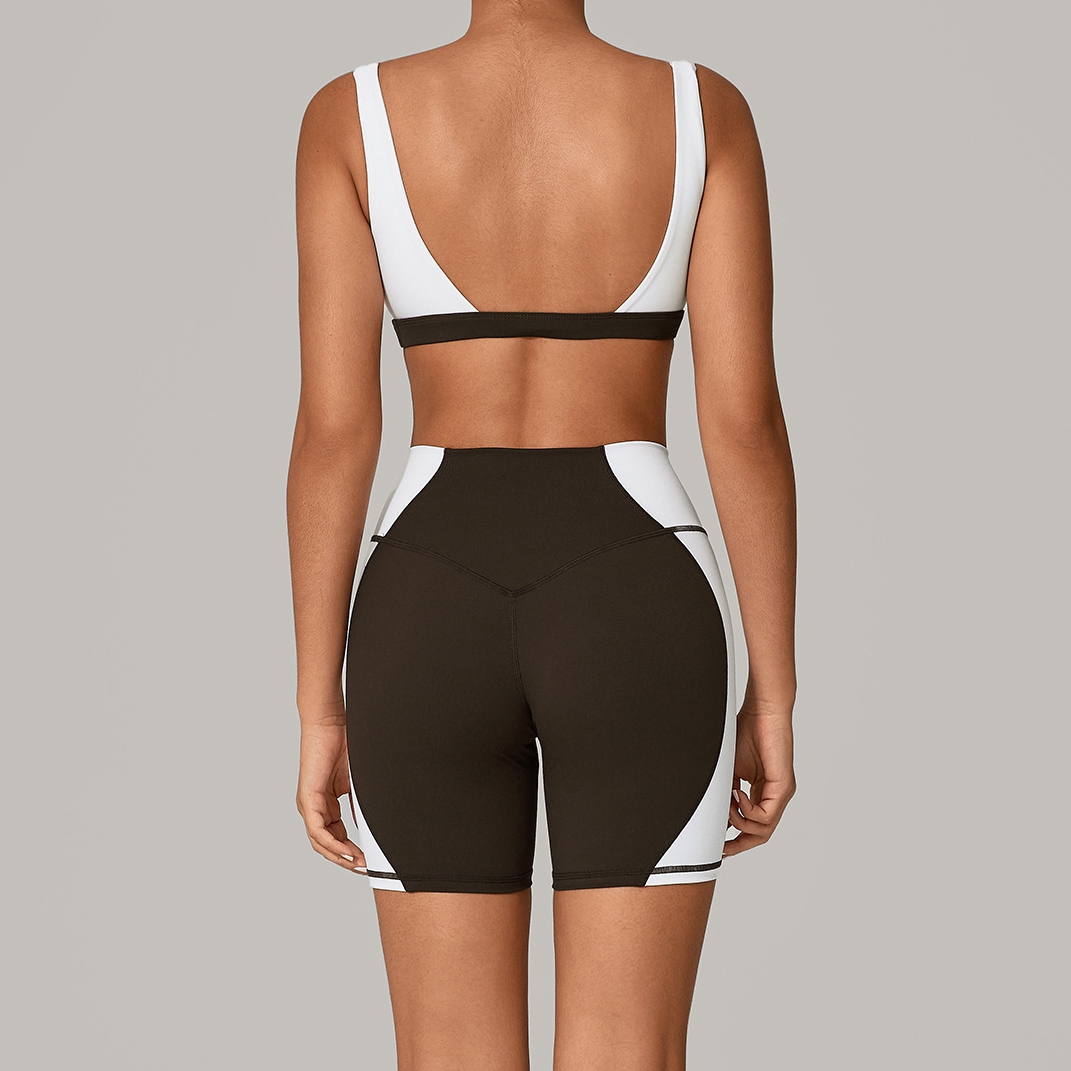Patchwork Backless Sports Bra  - Yoga Và Fitness review and price