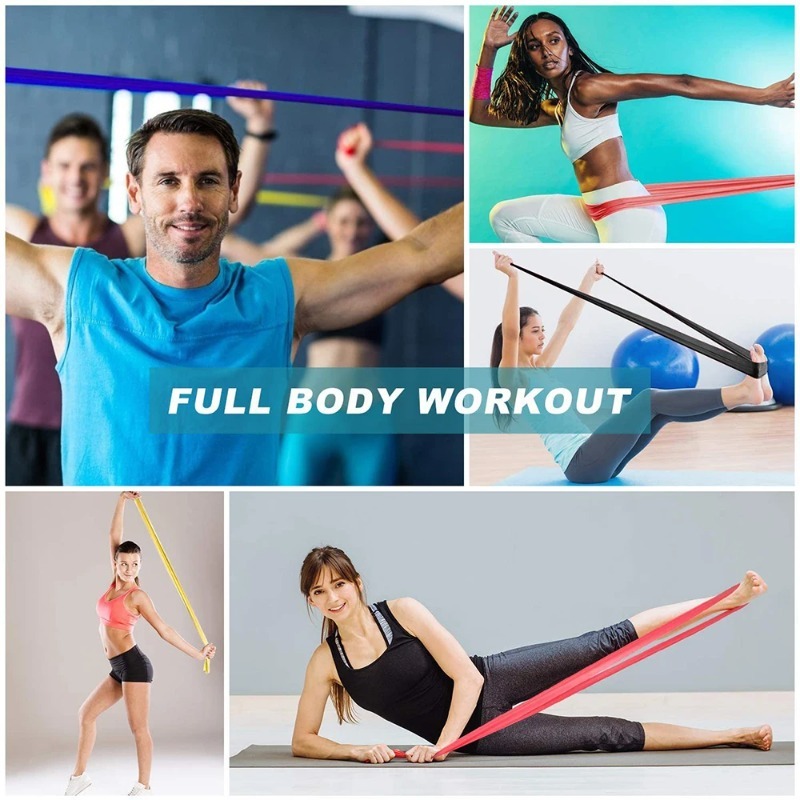 Natural Latex Resistance Bands - Yoga Fitness Resistance Band review and price