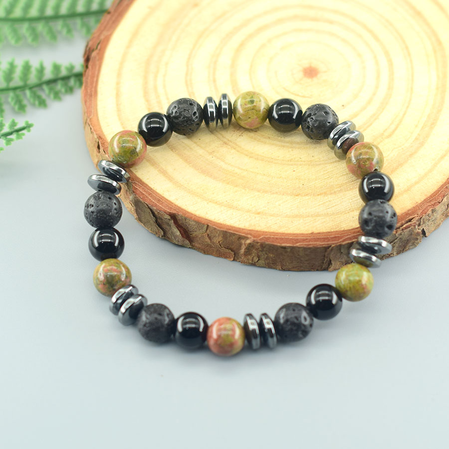 Natural Unakite Jasper Stone B - Yoga Fitness Promotion review and price