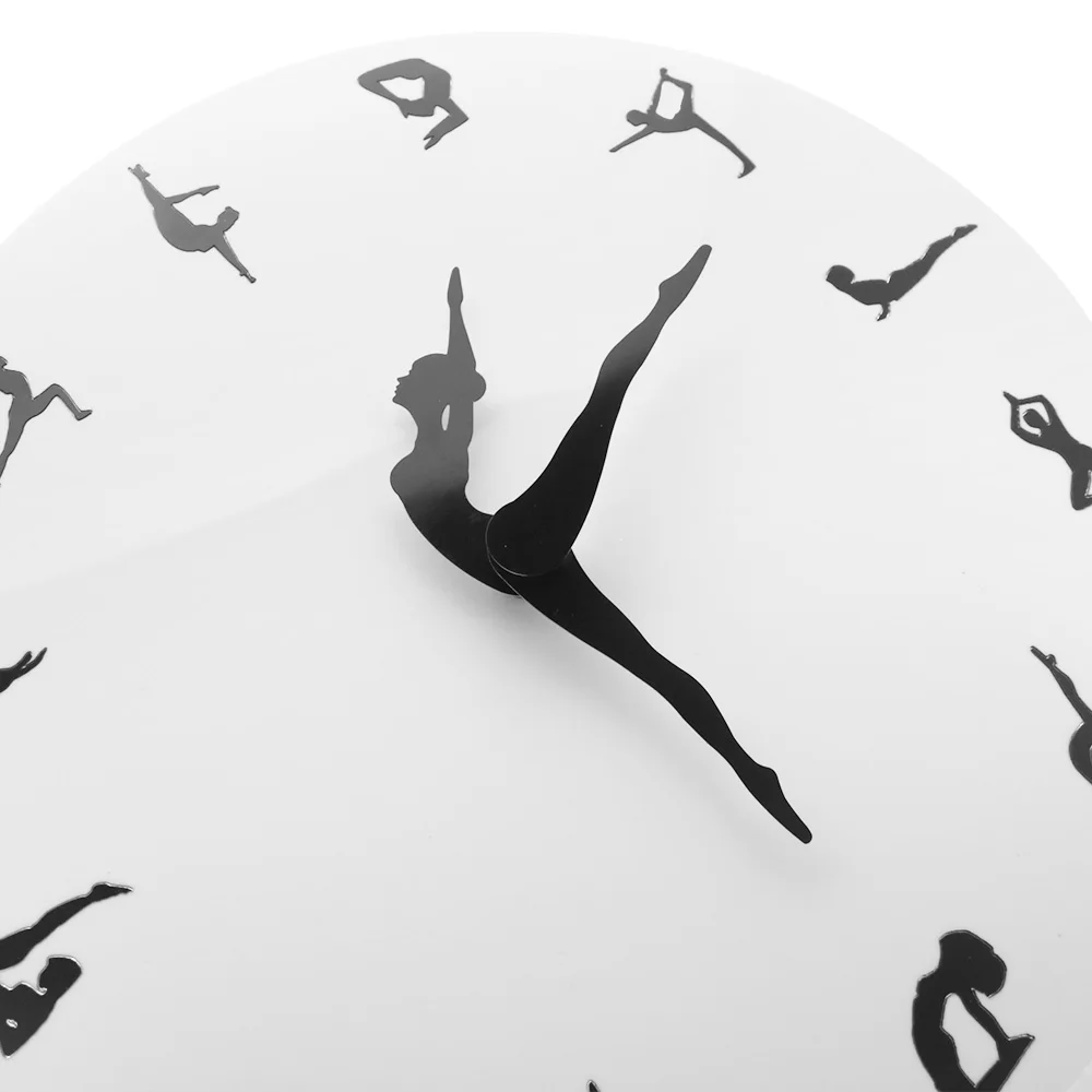 HQ Yoga Postures Wall Clock  F - Yoga Fitness Watch review and price