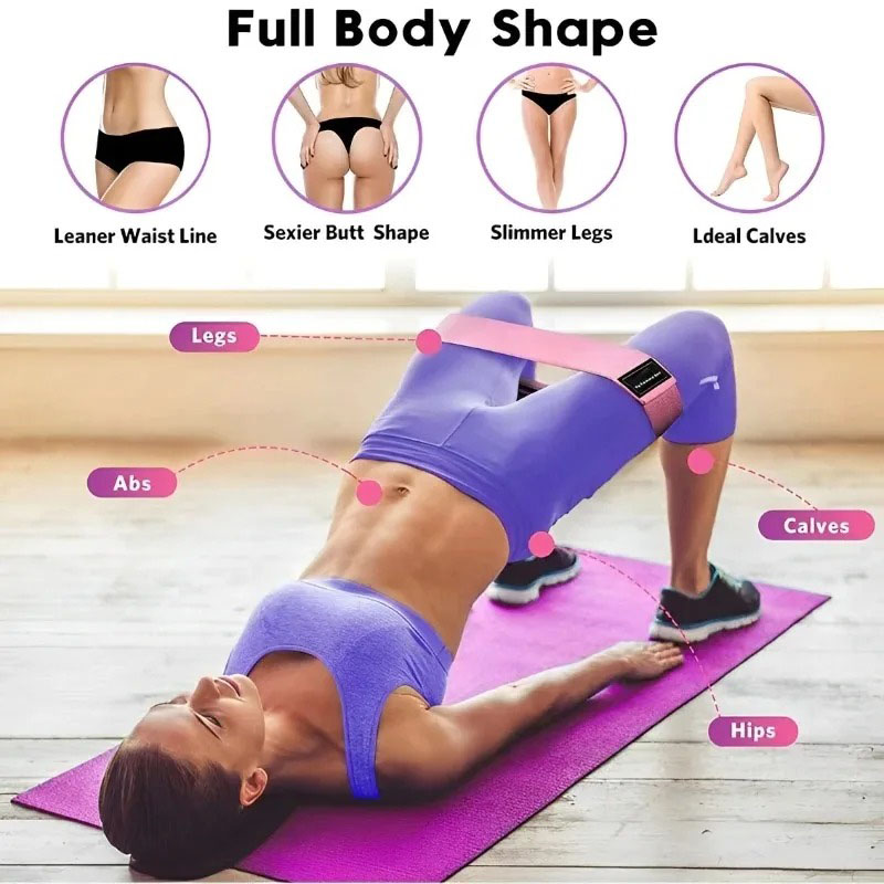 3Pcs Fabric Resistance Hip Boo - Yoga Fitness Resistance Band review and price