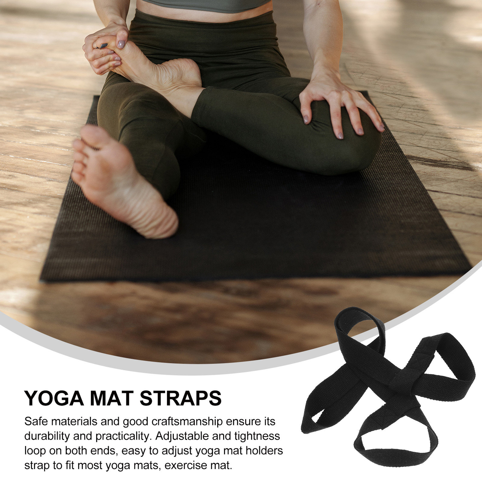 2Pcs Yoga Mat Sling Strap Heav - Yoga Fitness Class review and price