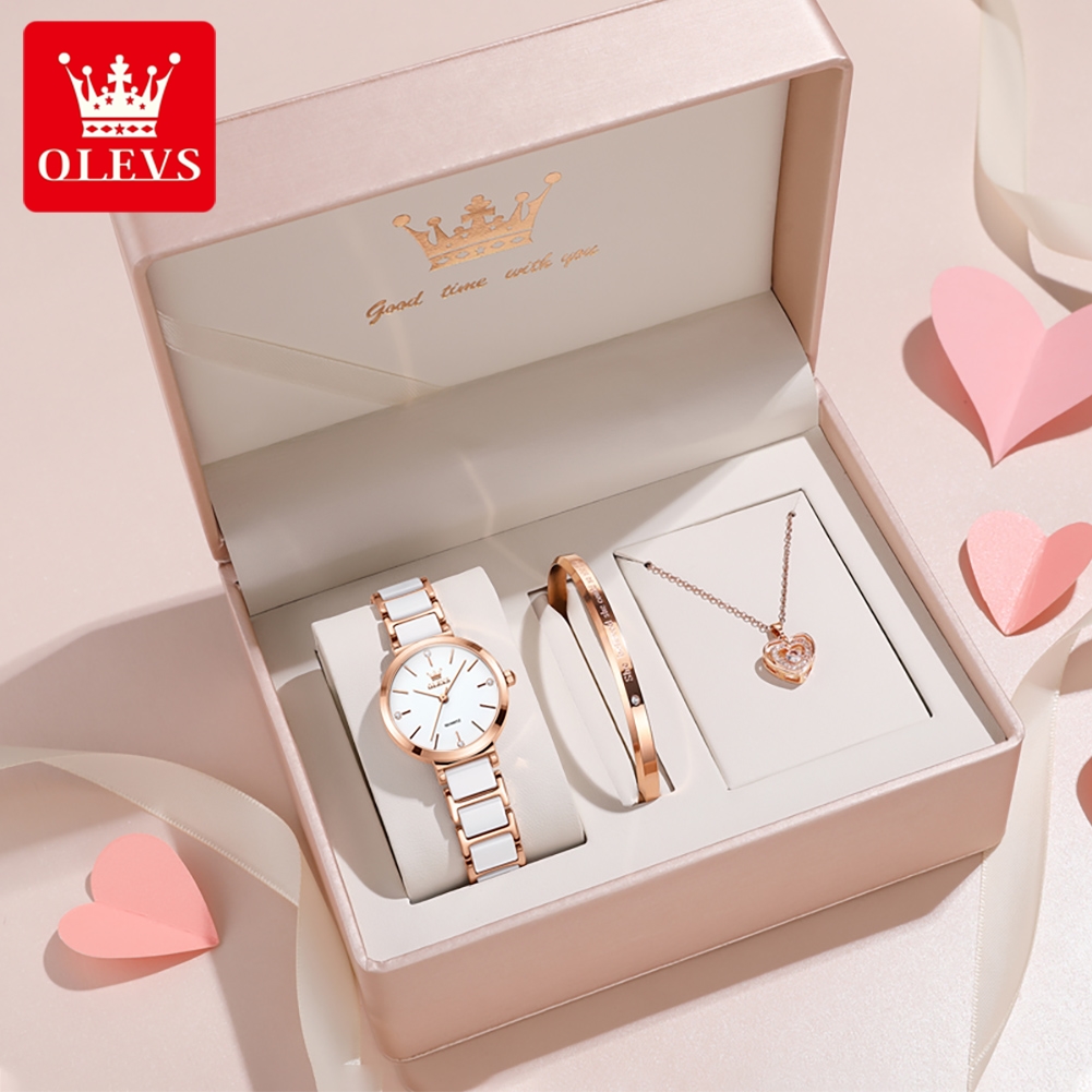 OLEVS Women Watch 5877 Luxury  - Resistance Bands review and price