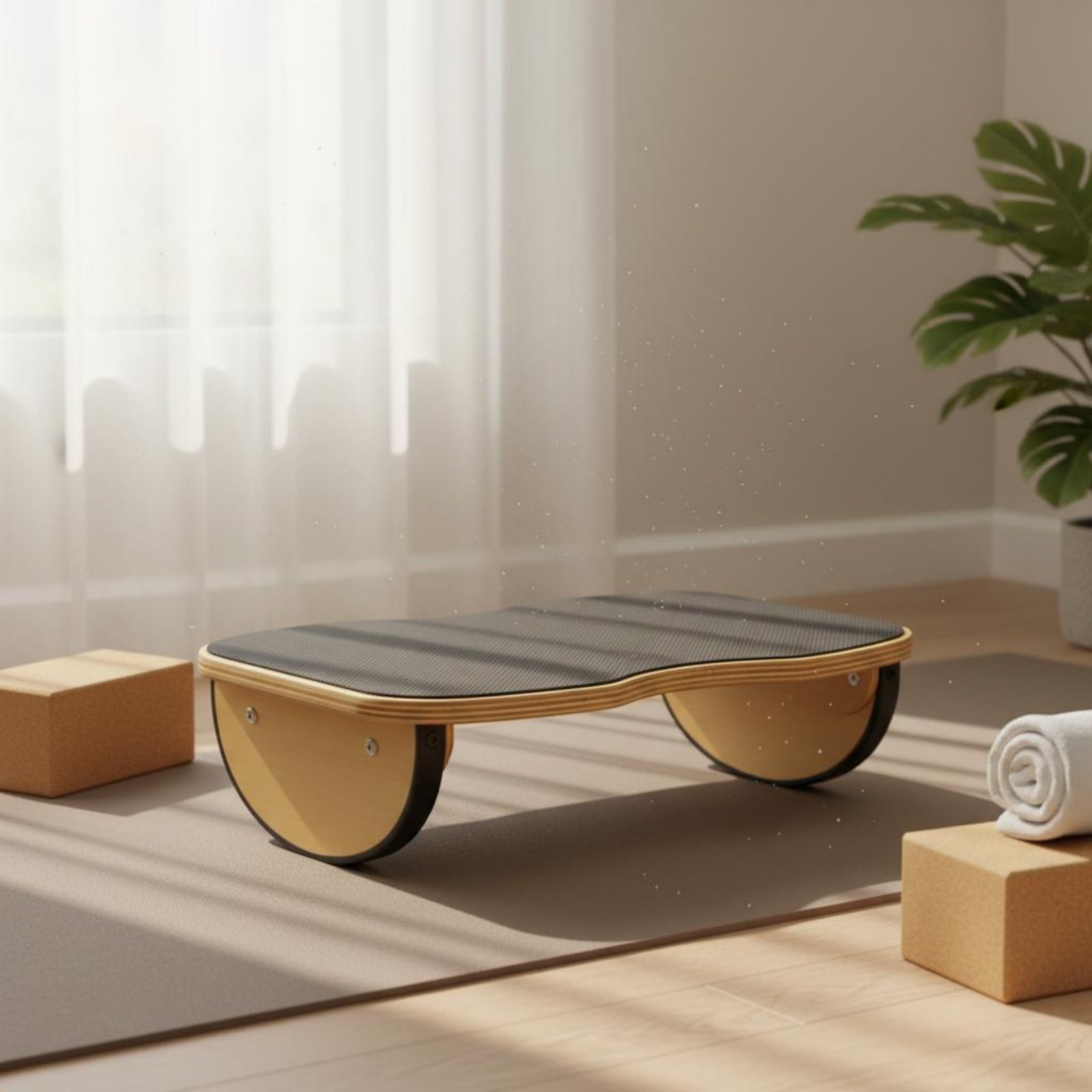Wooden Balance Board Rocking M - Balance Board Fitness review and price