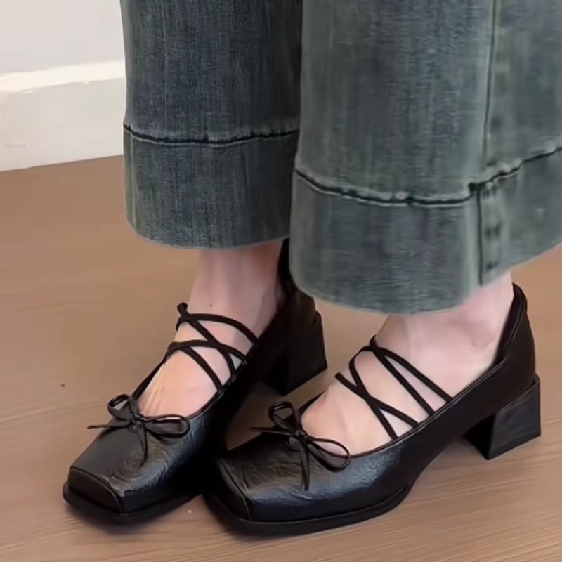 Single Shoes Fashion New Squar - Resistance Bands review and price