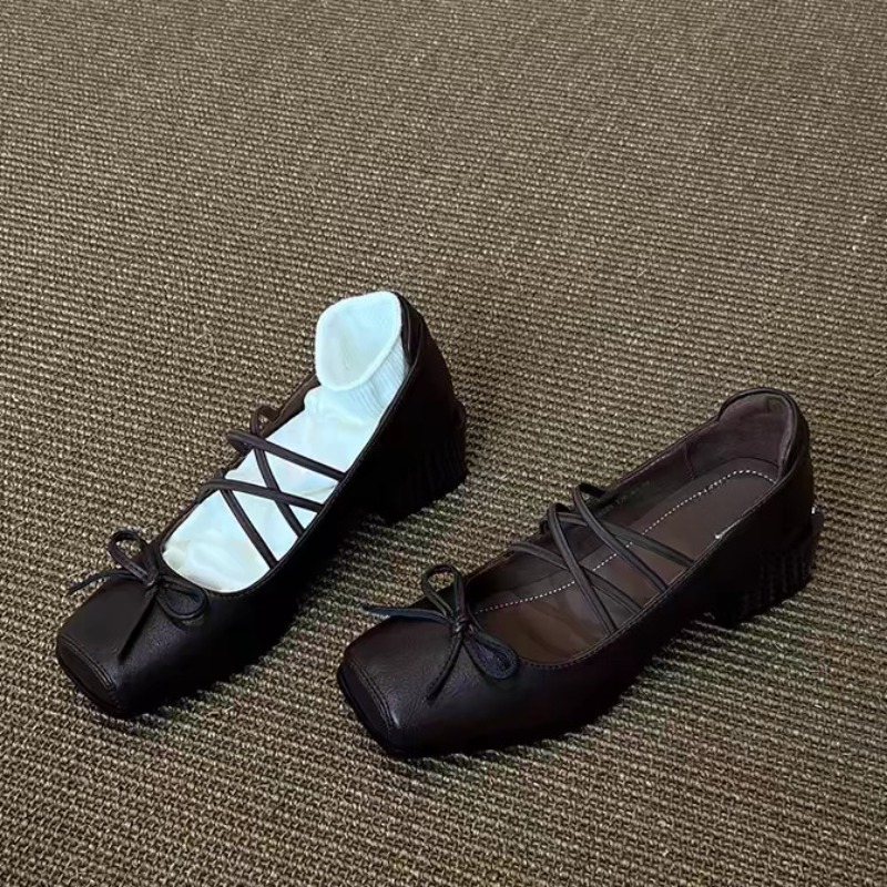 Single Shoes Fashion New Squar - Resistance Bands review and price