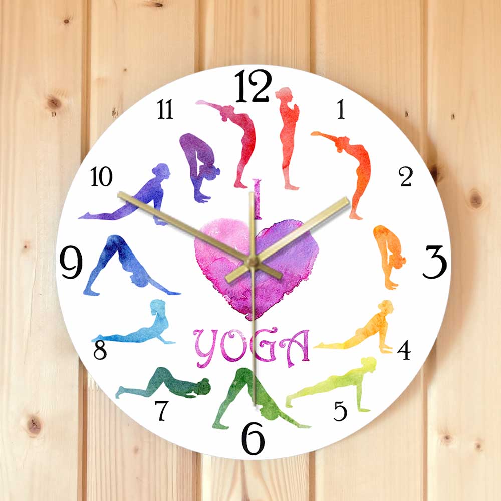 I Love Yoga Watercolor Paintin - Yoga Fitness Watch review and price