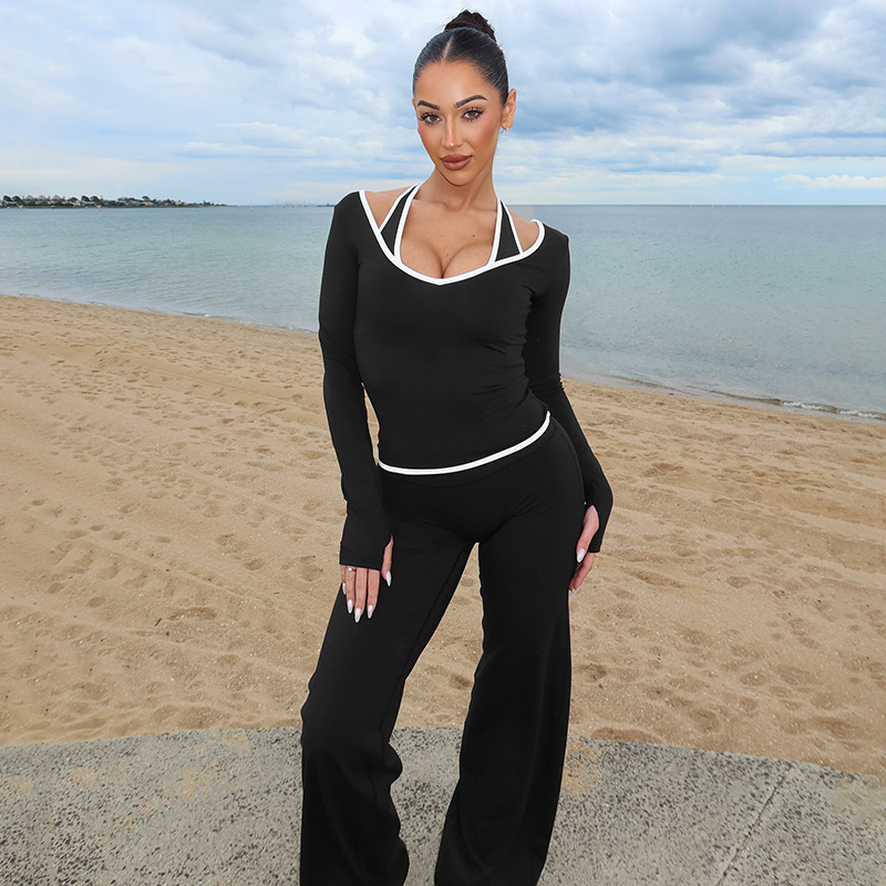 Women Tracksuits Color Patchwo - Yoga Và Fitness review and price