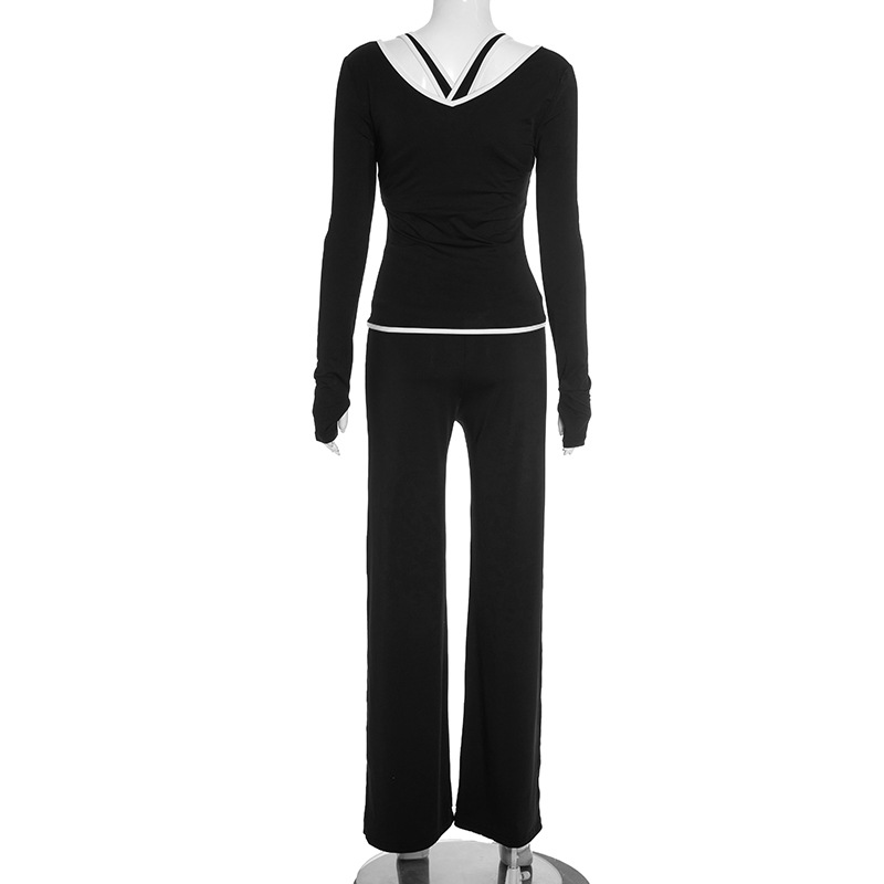 Women Tracksuits Color Patchwo - Yoga Và Fitness review and price