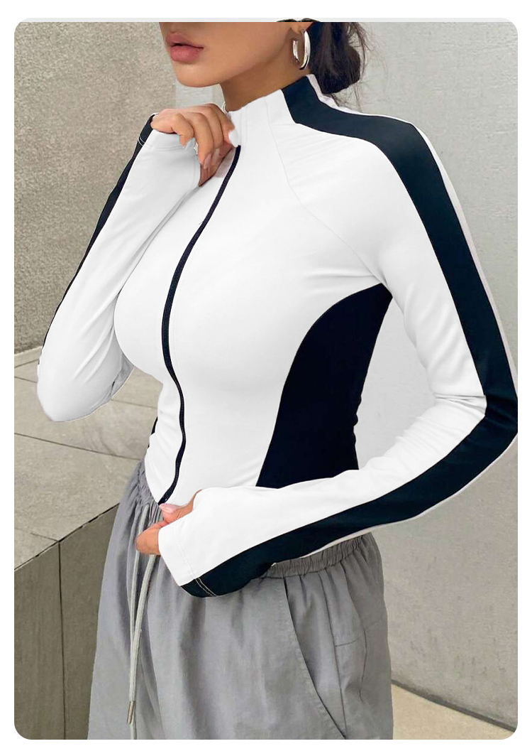 Yoga Clothes Stand Up Collar J - Fitness Yoga review and price