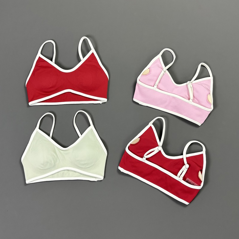 Women Contrastline Yoga Bra V  - Yoga Và Fitness review and price