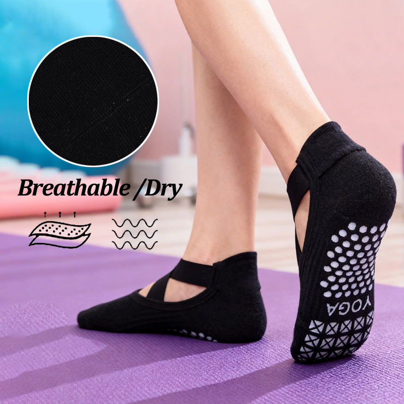 Women Non-Slip Yoga Socks Sili - Yoga Fitness Dance review and price