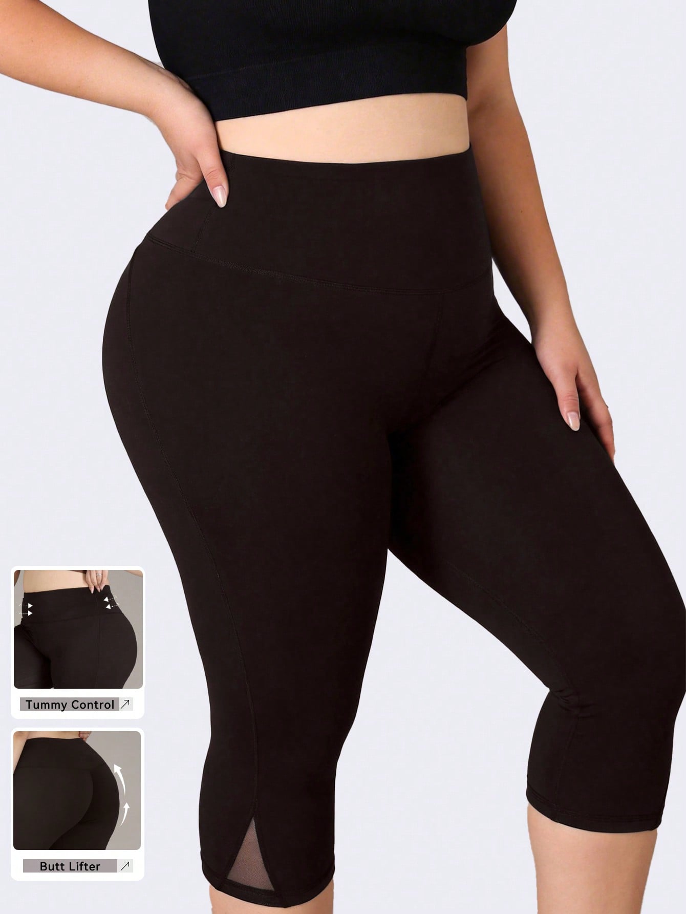 Plus Size Gym Leggings Women M - Yoga Fitness Workout review and price