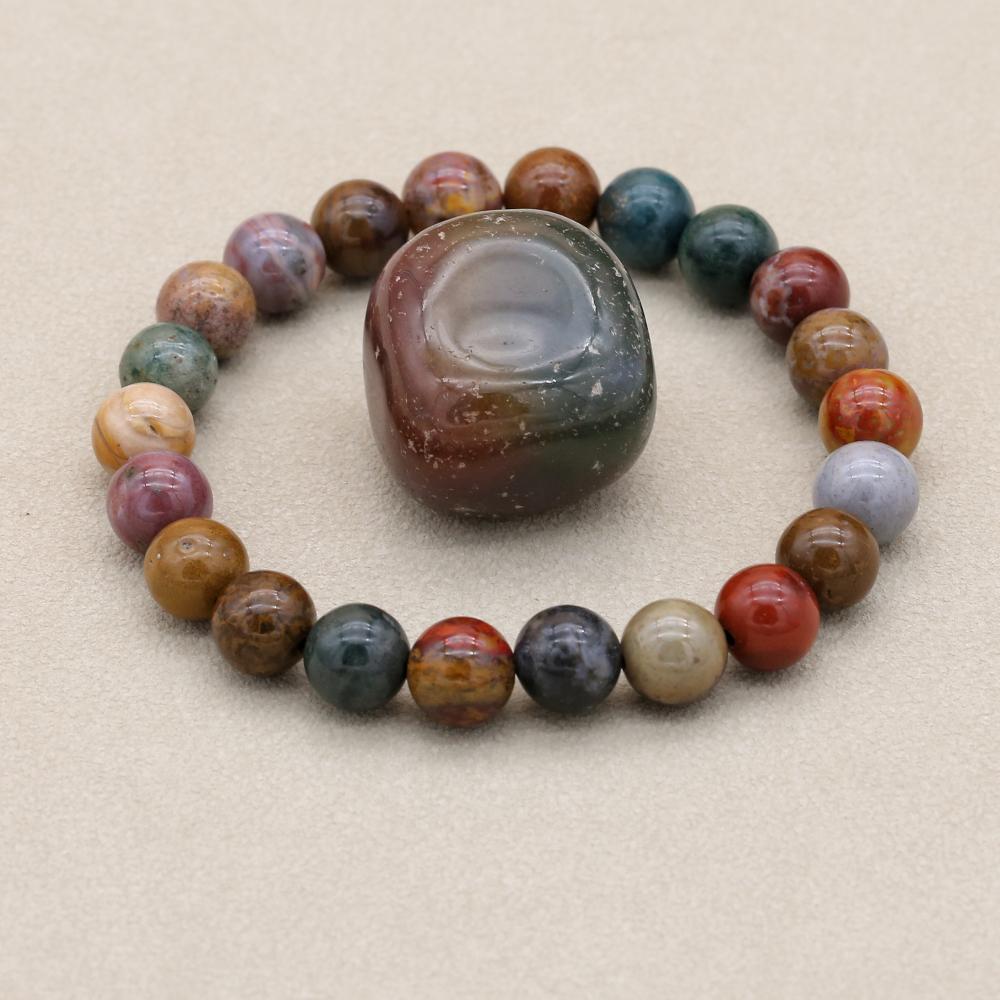 8mm Natural Stone Ocean Jasper - Yoga Health & Fitness Centre review and price