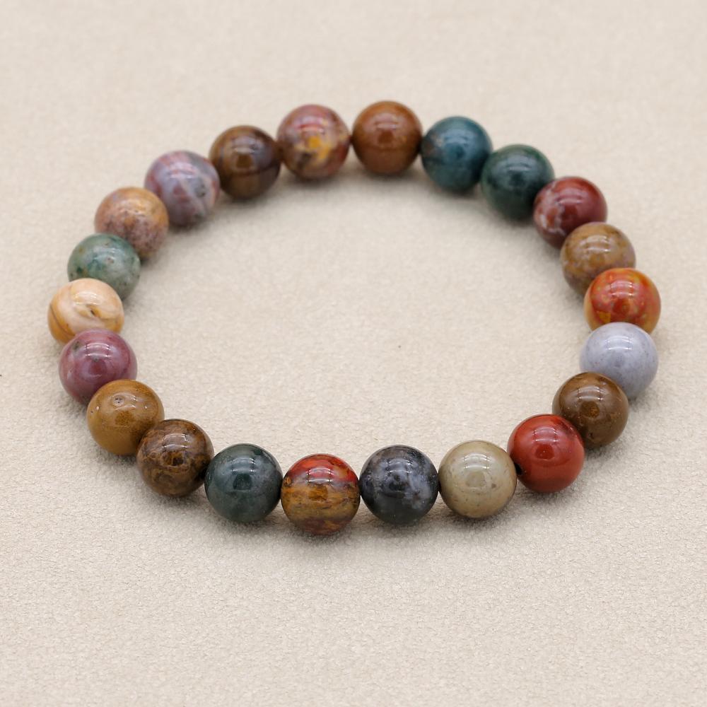 8mm Natural Stone Ocean Jasper - Yoga Health & Fitness Centre review and price