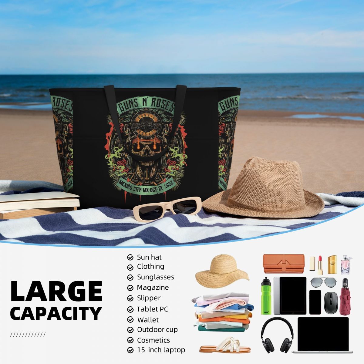 Guns N Roses Lightsaber Merch  - Yoga Fitness Merch review and price