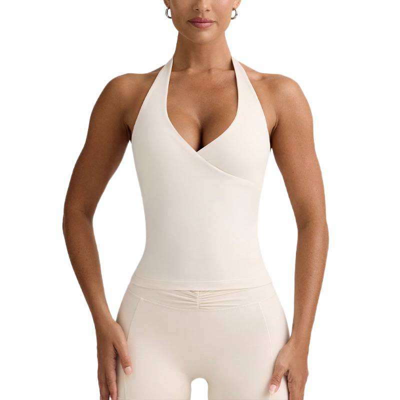 Women Halter Neck Deep V Sport - Yoga Và Fitness review and price