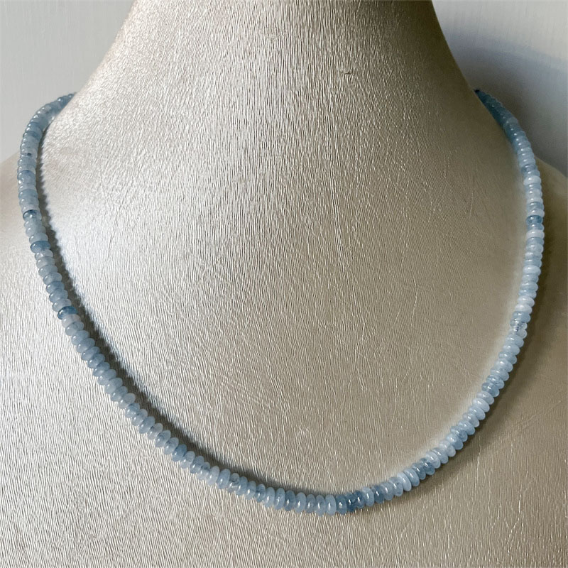 2*4MM Aquamrine Necklace Natur - Yoga Health & Fitness Centre review and price