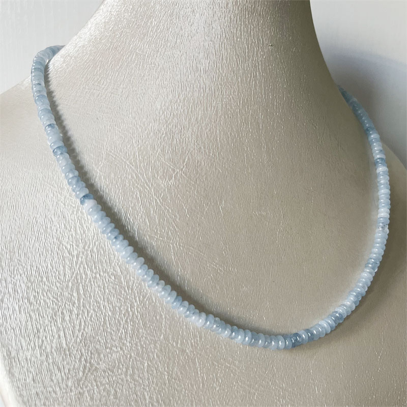 2*4MM Aquamrine Necklace Natur - Yoga Health & Fitness Centre review and price
