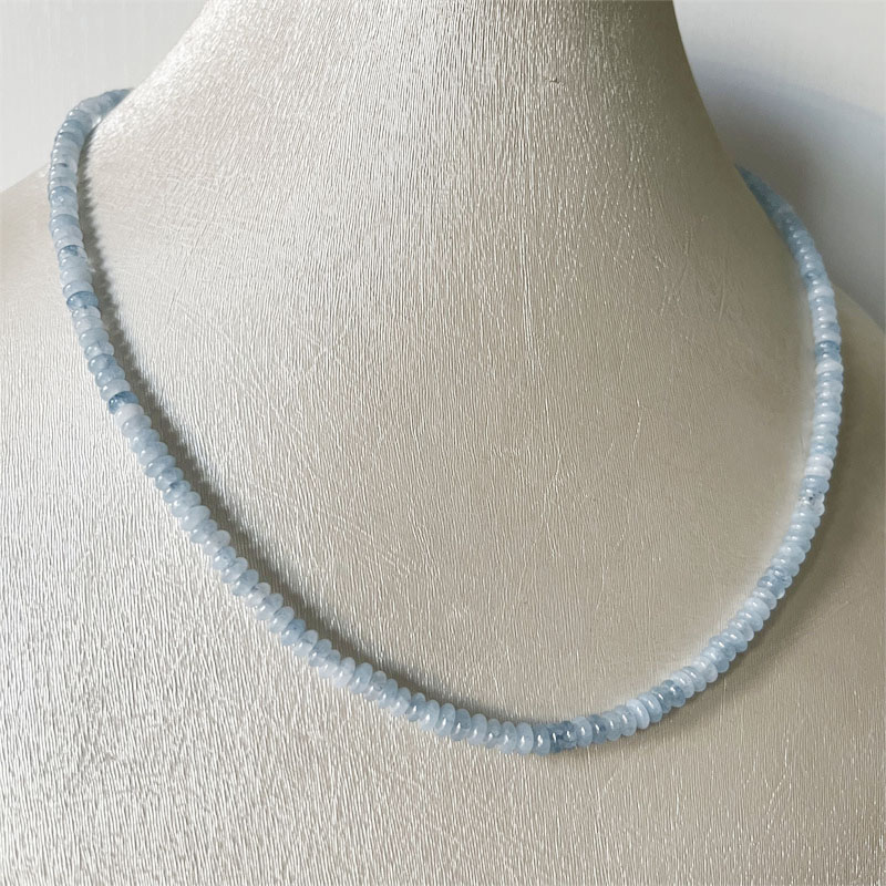 2*4MM Aquamrine Necklace Natur - Yoga Health & Fitness Centre review and price