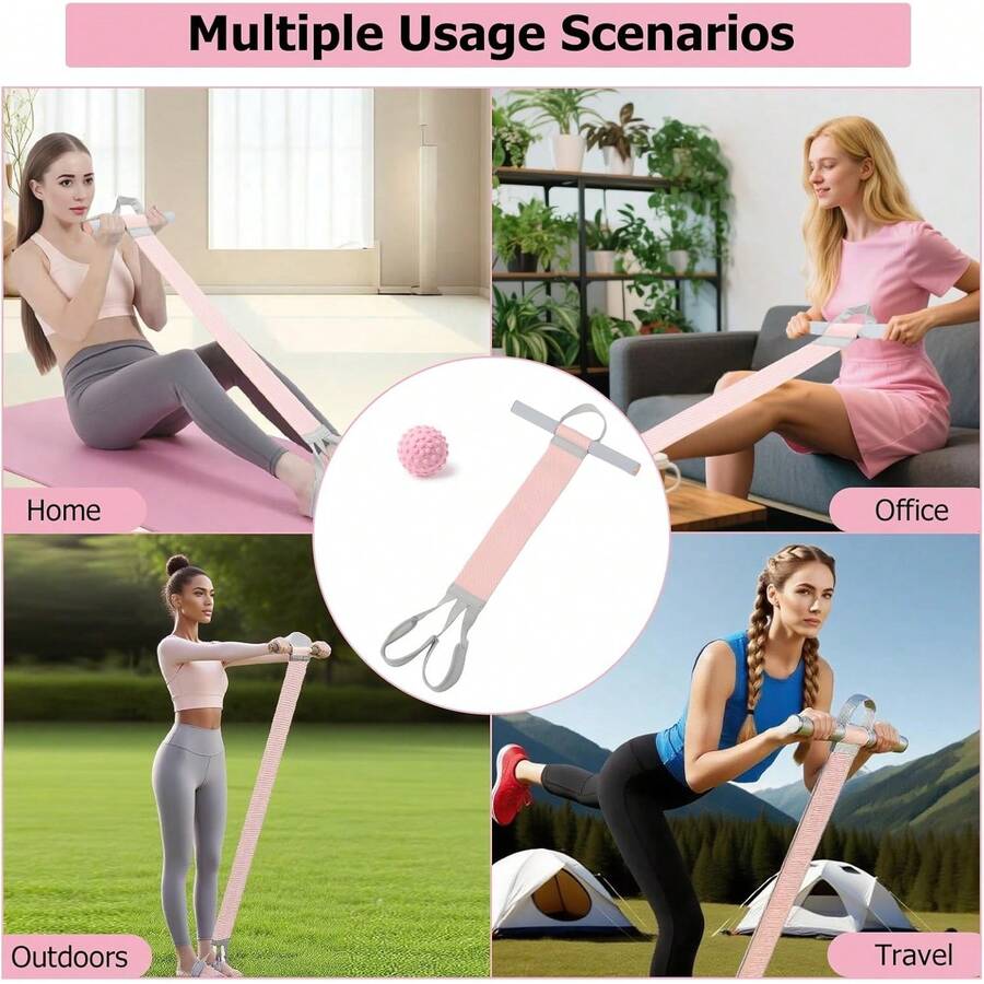 120-Pound Resistance Band With - Yoga Fitness Resistance Band review and price