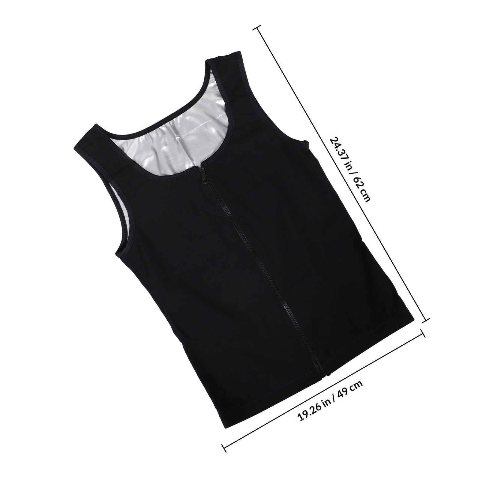 Men's Sweat Vest Zip-Up Compre - Yoga Fitness Workout review and price