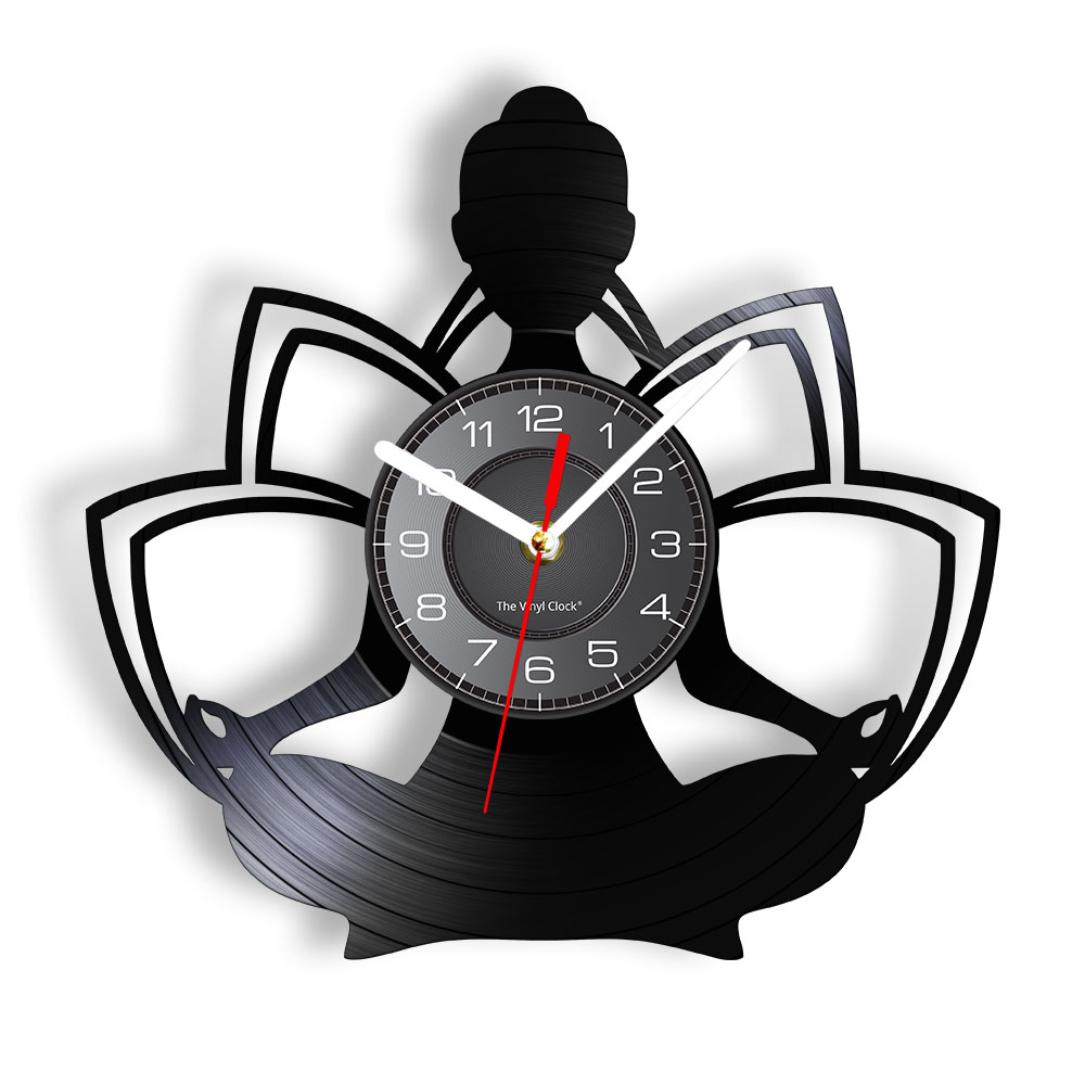 Yoga Pose Vinyl Record Wall Cl - Yoga Fitness Watch review and price