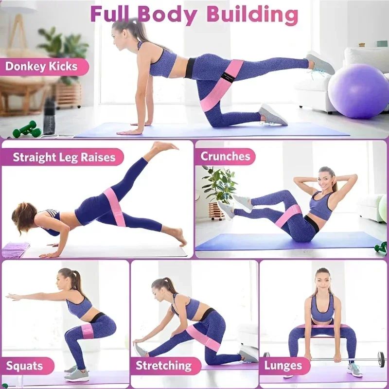 Fabric Resistance Hip Booty Ba - Yoga Fitness Resistance Band review and price