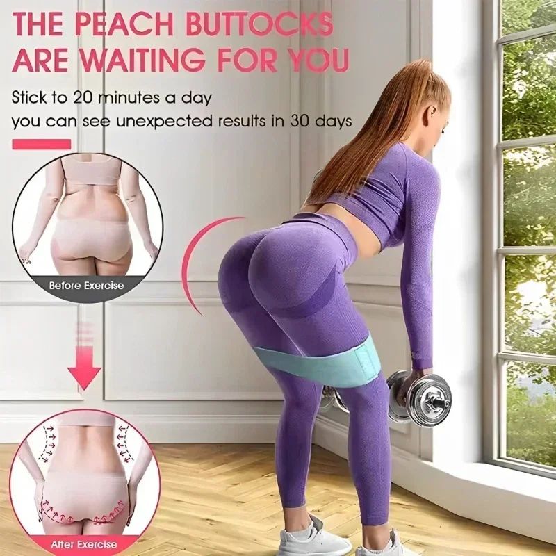 Fabric Resistance Hip Booty Ba - Yoga Fitness Resistance Band review and price