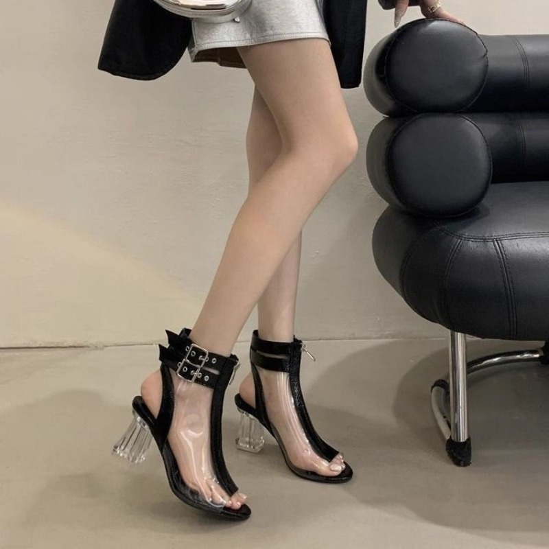 Crystal Heel Zip Sandals Summe - Resistance Bands review and price