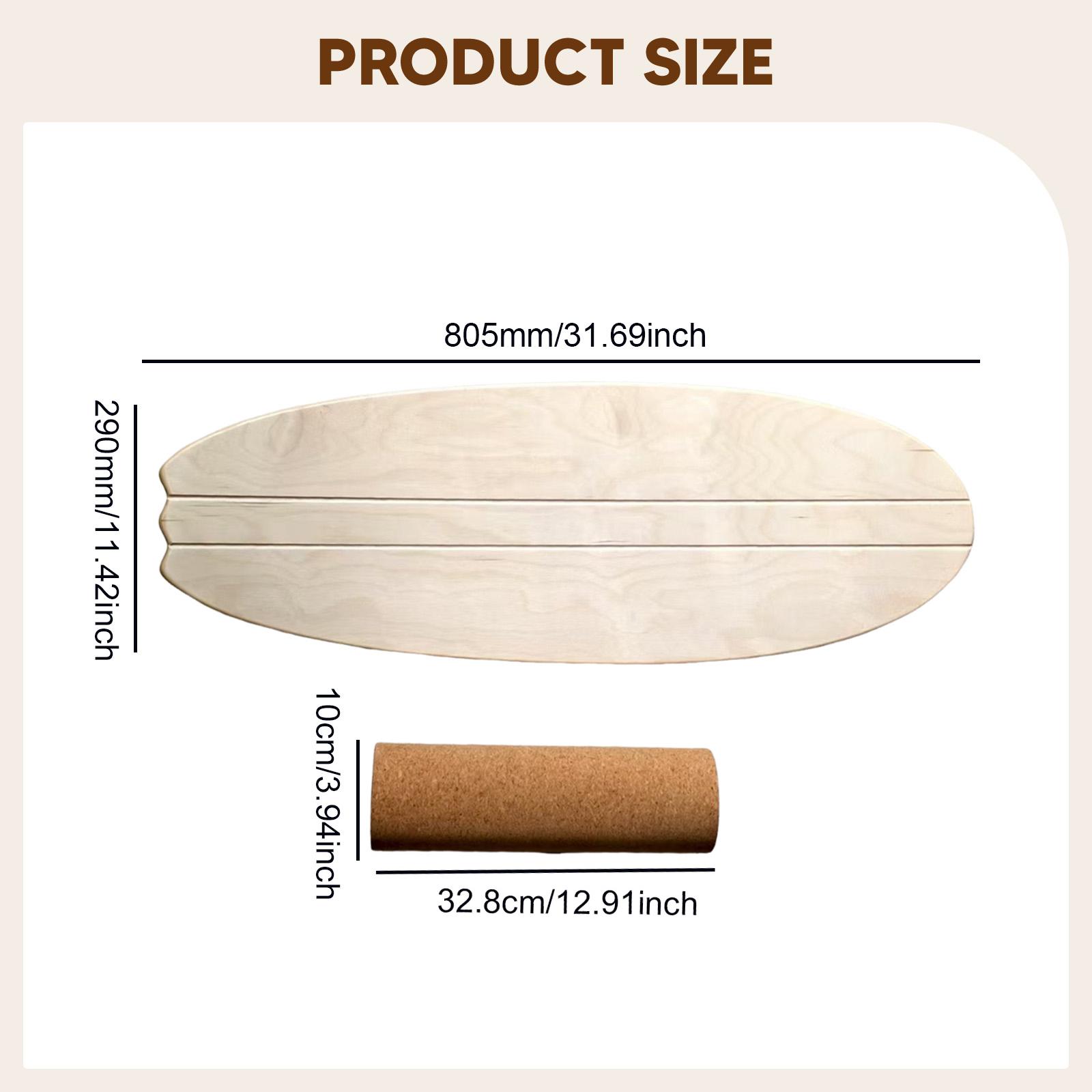 Wooden Balancing Board Roller  - Balance Board Fitness review and price