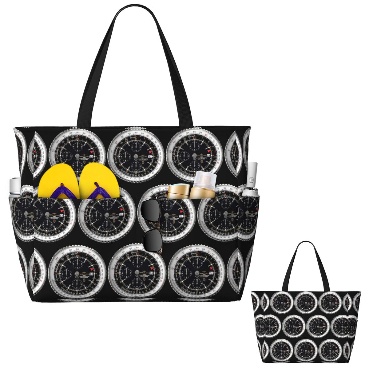 Luxury Watch Face Beach Tote B - Yoga Fitness Watch review and price