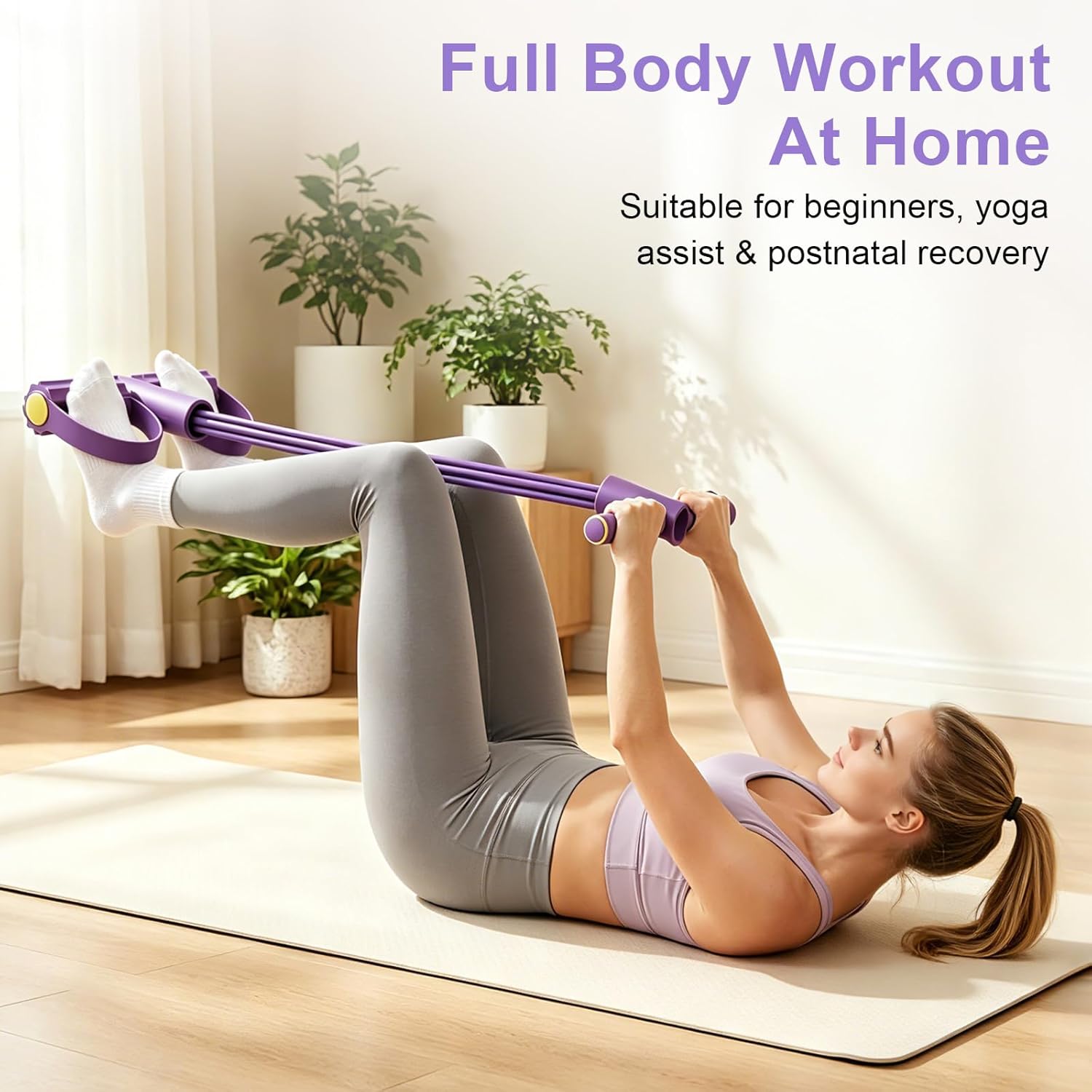 4-Tube Resistance Band Multi F - Yoga Fitness Resistance Band review and price